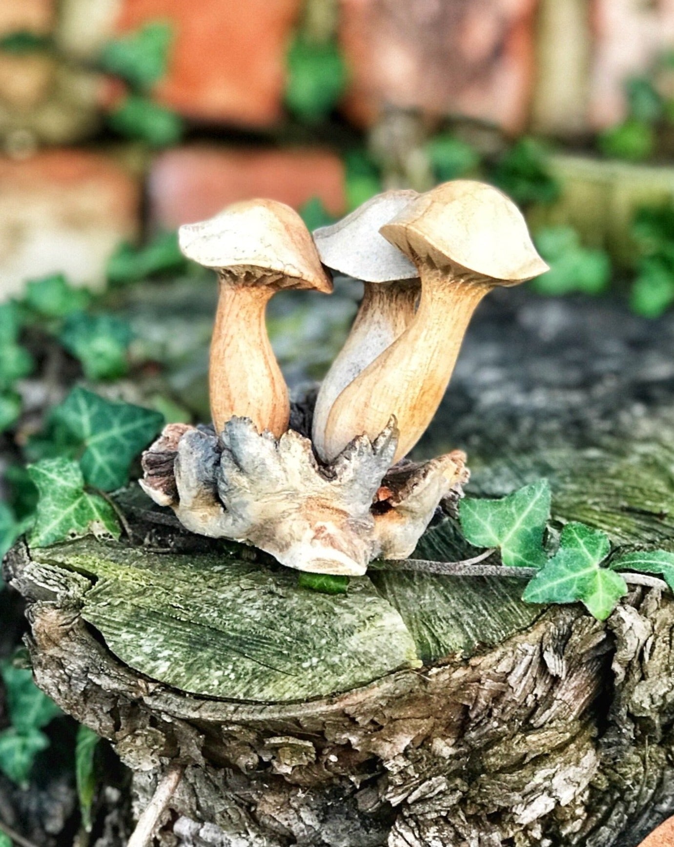 Wooden Mushrooms